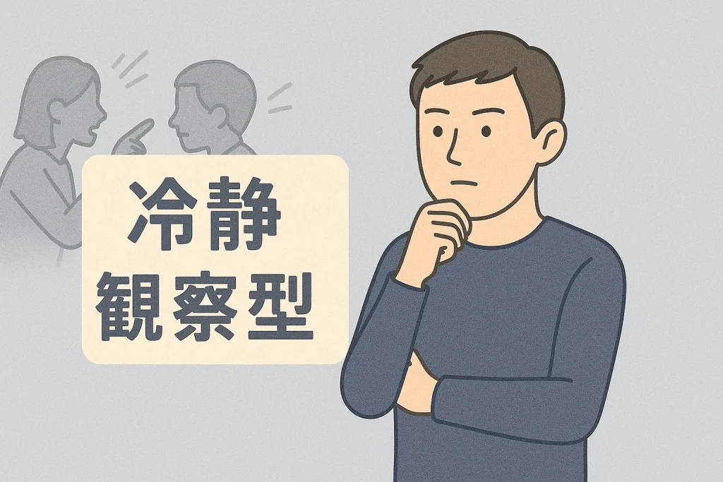 冷静観察型