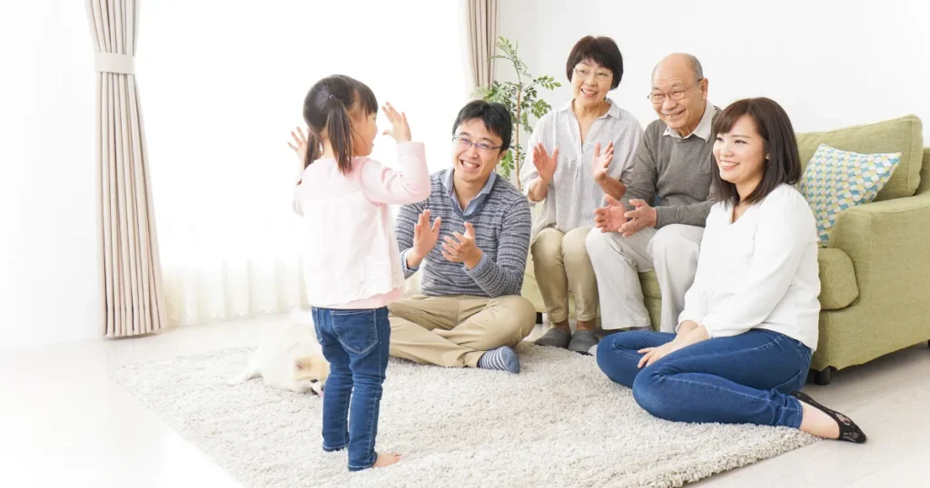 家族団欒の風景